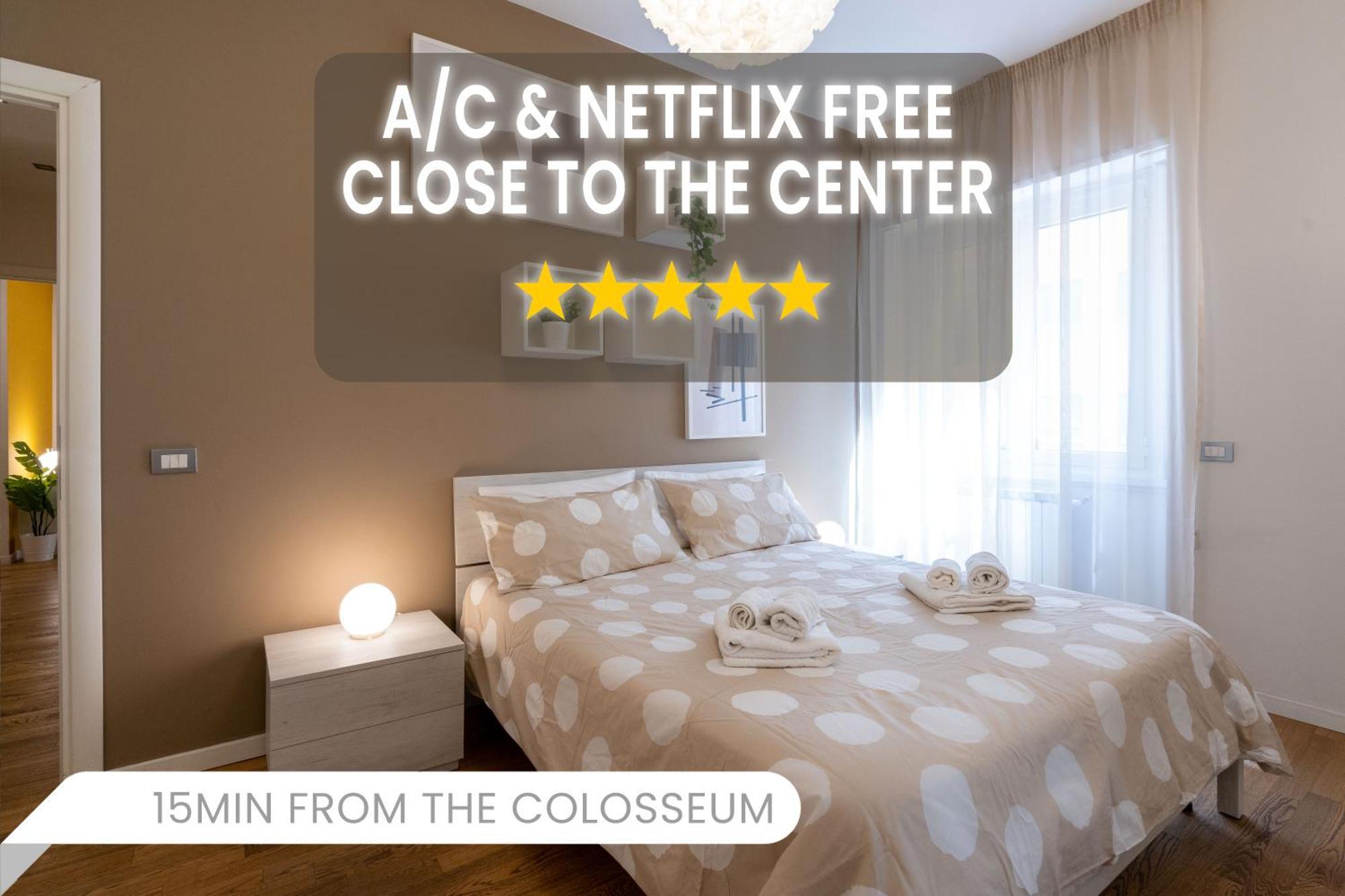 Ferienwohnung -15Min Dal Colosseo- Aria Condizionata & Netflix Gratis Rom Exterior foto